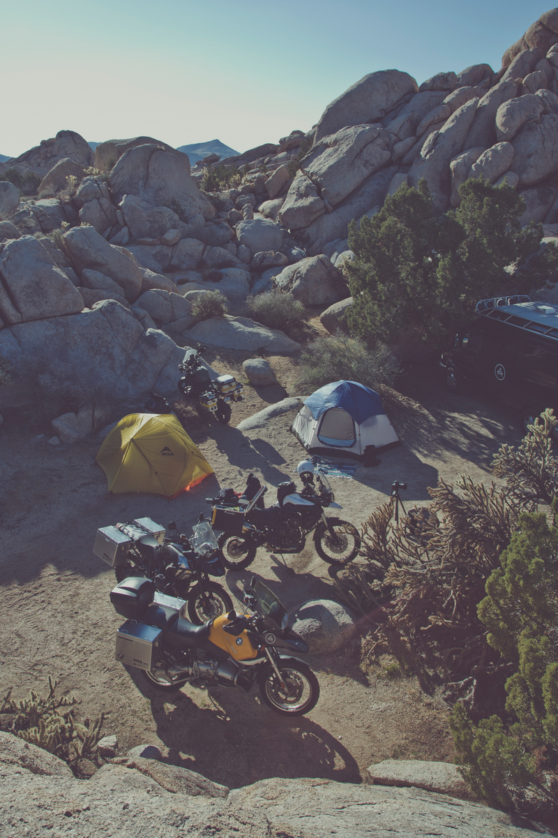Illustration for article titled The Stunning Beauty Of A Winter Motorcycle Trip Into The Mojave Desert